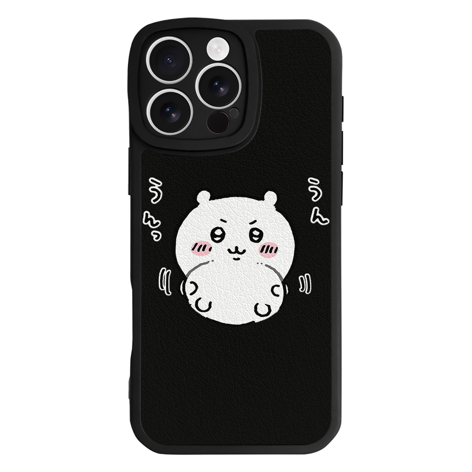 （画像用） ちいかわ ちいかわ Chii-kawa chiikawa 【iPhone 16シリーズ対応】シリコンスマホケース（レザー調） 材質：シリコン
